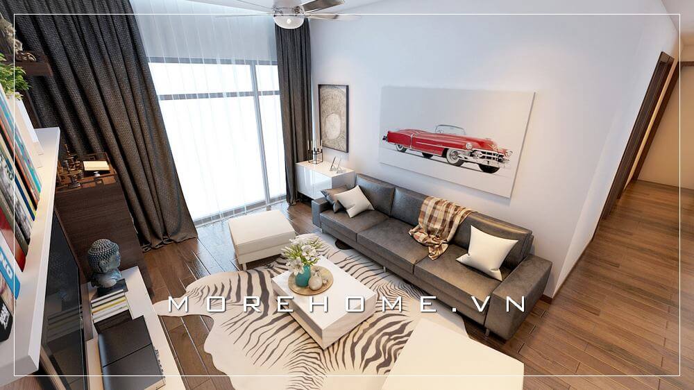 Mẫu sofa chung cư tiện lợi, sang trọng